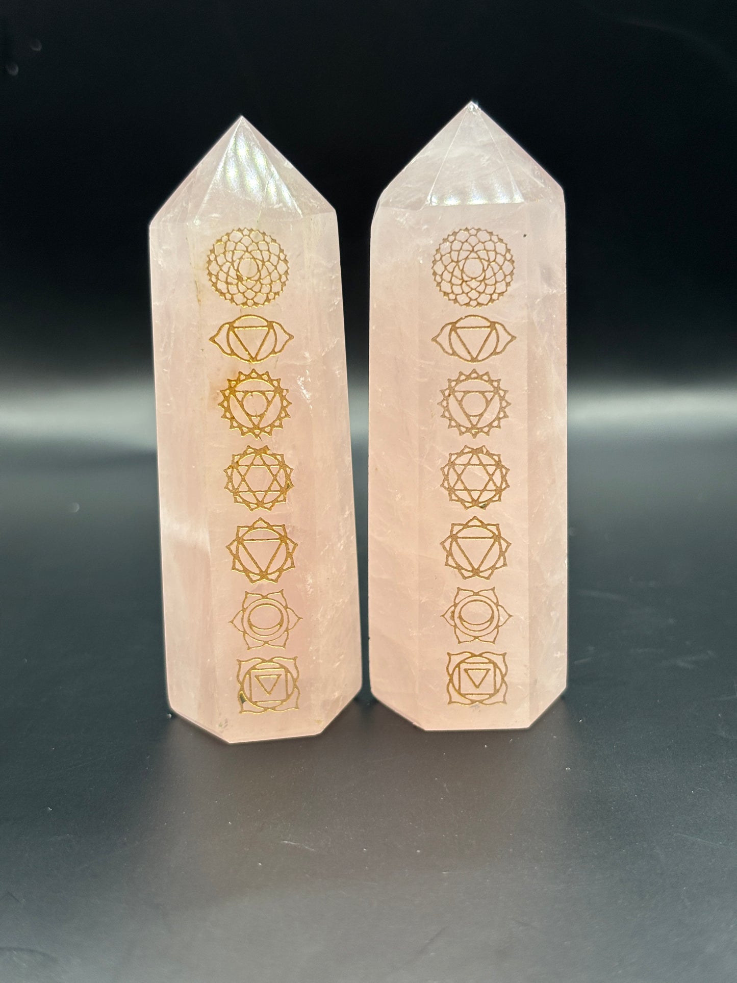 Rose Quartz Tower Crystal
