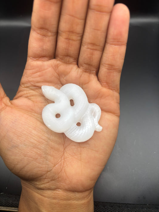 Selenite Serpent Crystal